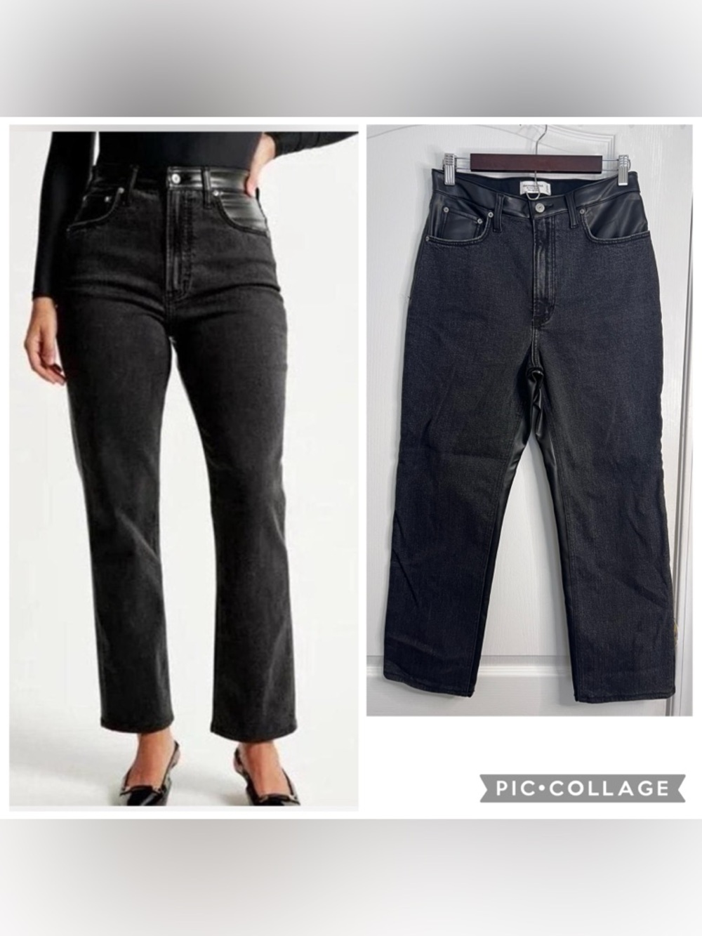 Abercrombie & Fitch The Ankle Seraight Ultra High Rise pants size 30